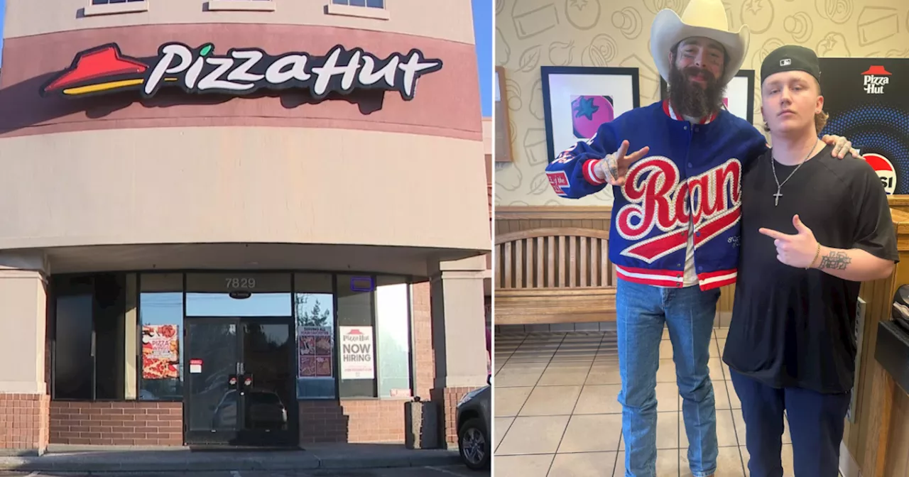 Post Malone Orders Pizza and Tips $1,200 at Utah Pizza Hut