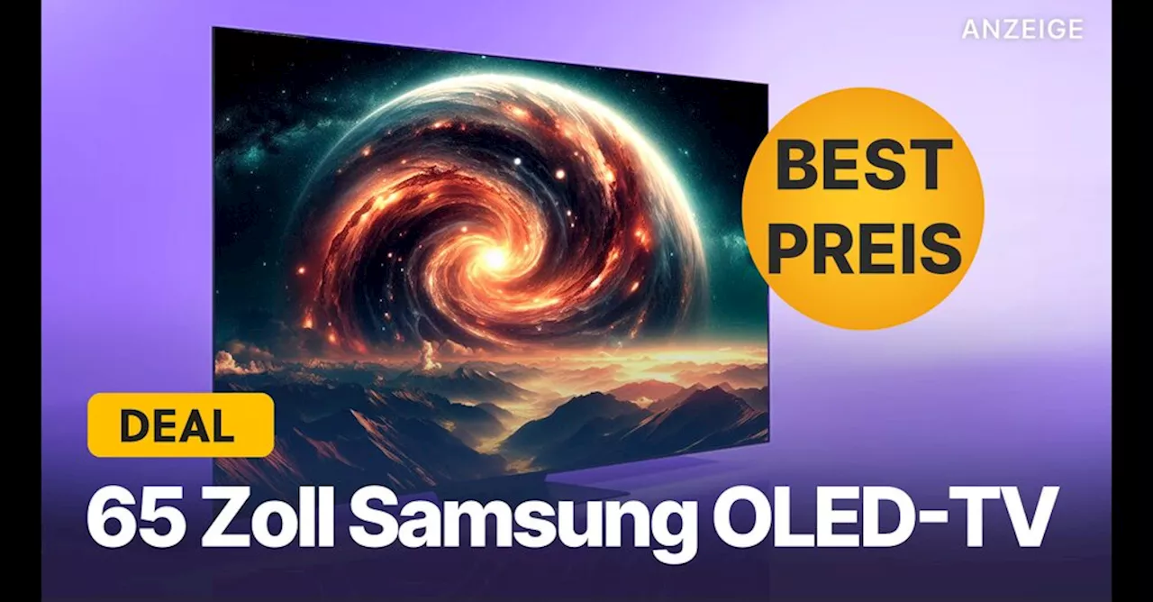 Amazon bietet 65 Zoll Samsung OLED 4K-Fernseher zum Rekordpreis an