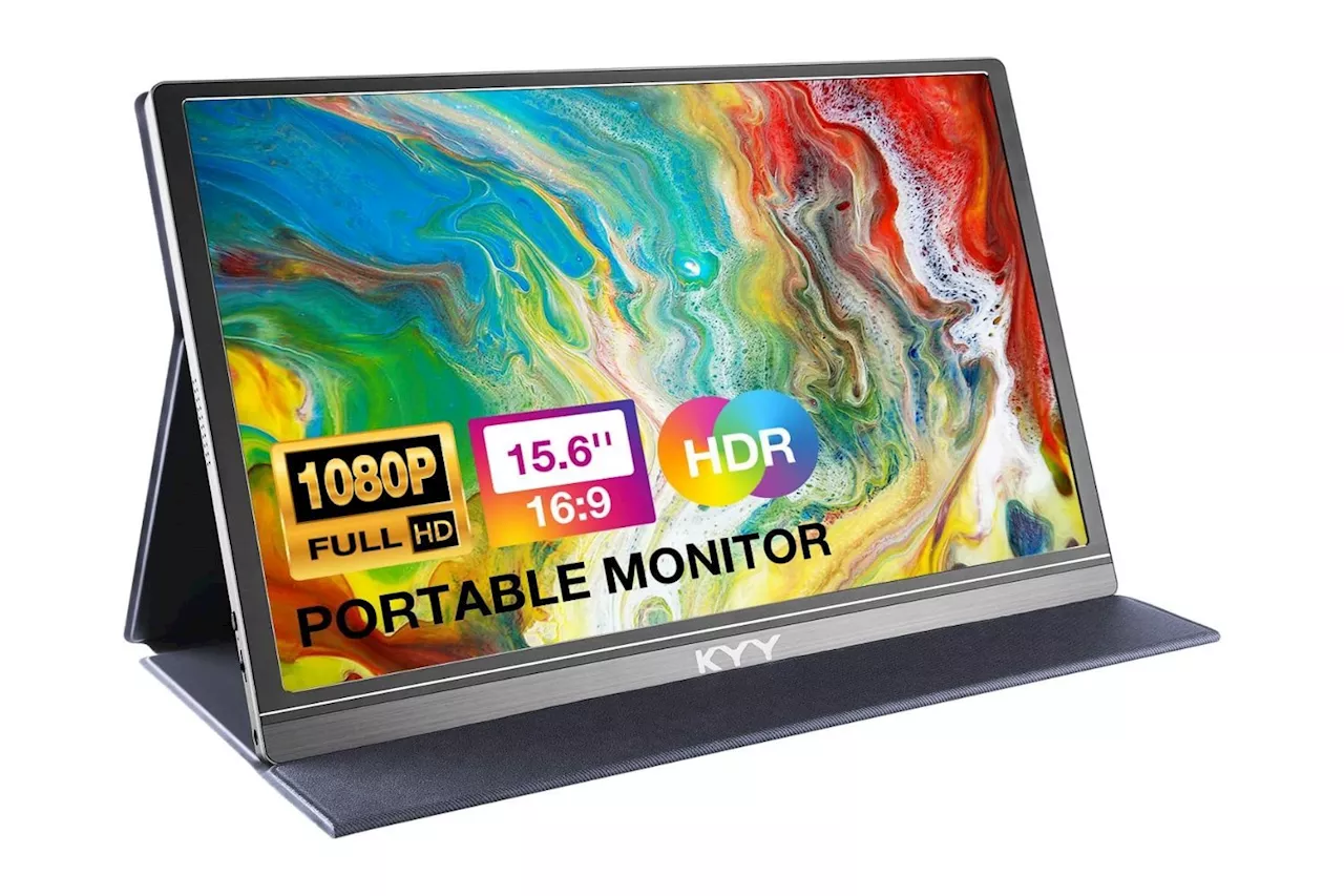 Kyy 15.6-Inch Portable Monitor: Boost Productivity and Entertainment on the Go