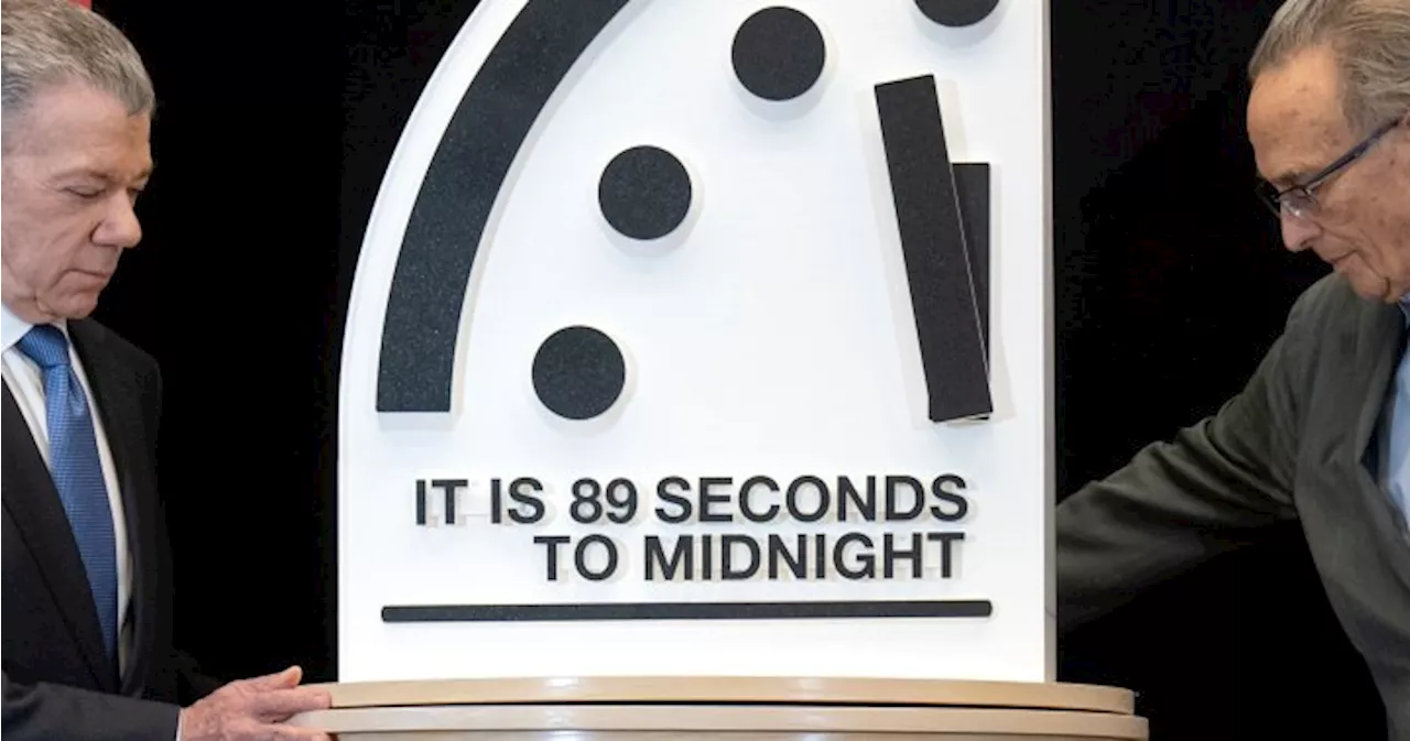 ‘Doomsday Clock’ hits 89 seconds to midnight, the closest it’s ever been