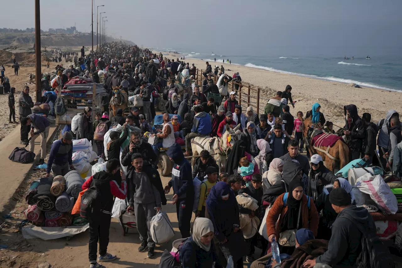 Palestinians return to their homes in Gaza City as mediators look ahead to next stage