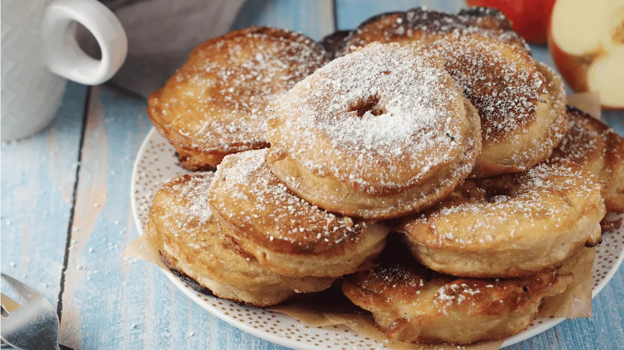 Apfel-Quark-Ringe im Airfryer - Einfaches Blitzrezept