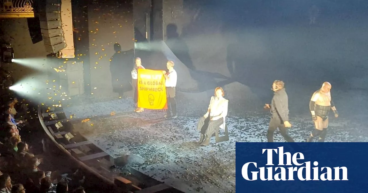 Climate Protesters Disrupt Shakespeare's 'The Tempest' Performance