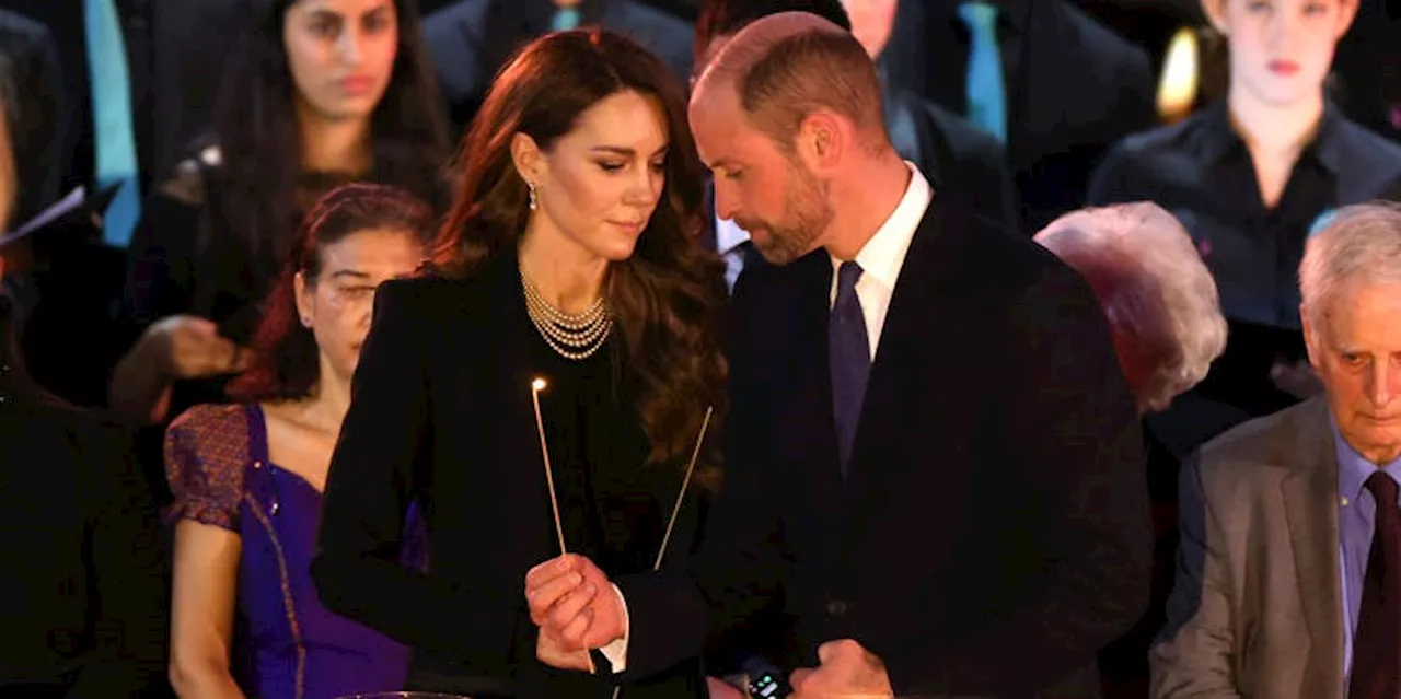 Princess Kate and Prince William Light Candles in Respect and Mourning for Holocaust Memorial Day