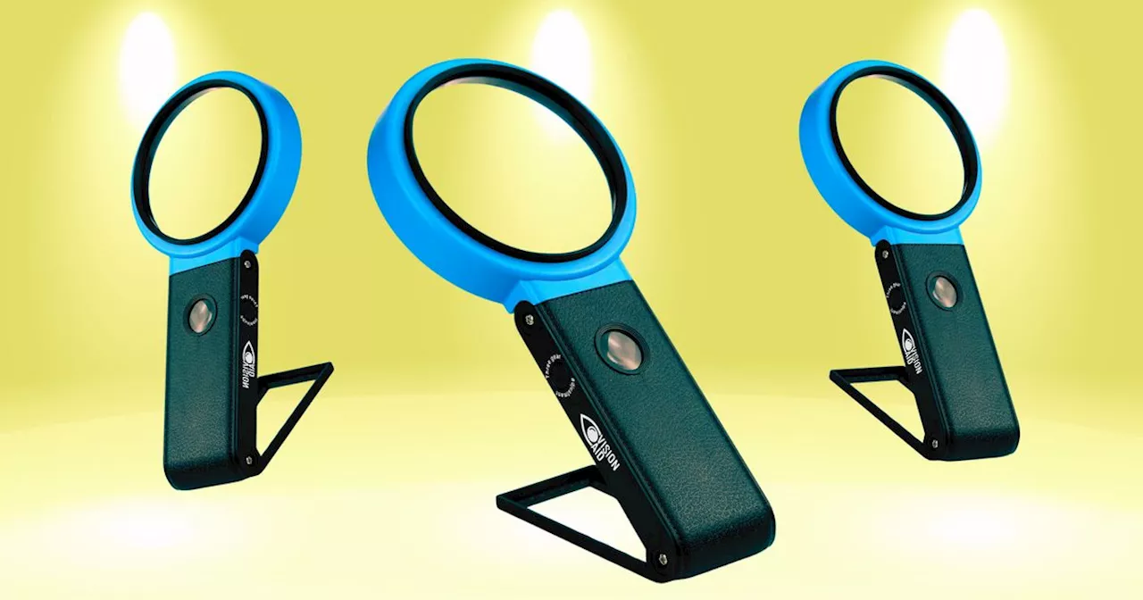 This Pocket-Sized LED Magnifying Glass Is a Game-Changer for Those Who Need Extra Help Seeing