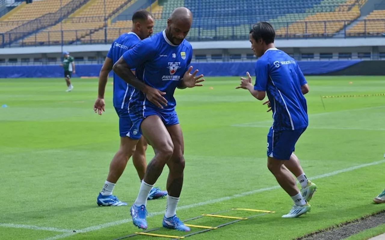 Persib Bandung vs PSM Makassar: 2 Penyerang Maung Bandung belum Bisa Dipastikan Tampil