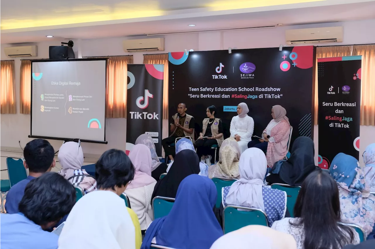 SEJIWA Foundation dan TikTok Adakan School Roadshow Seru Berkreasi dan #SalingJaga