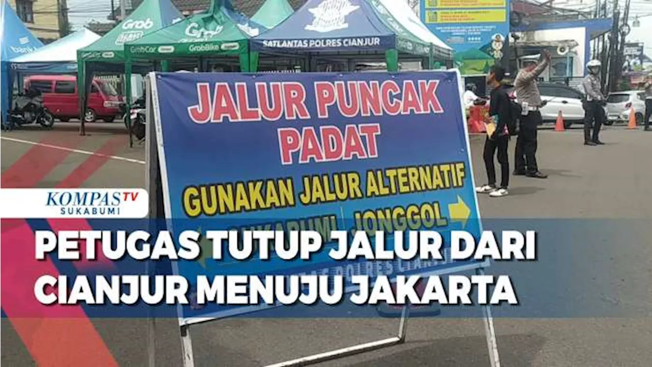 Polres Cianjur Uapkan One Way di Jalur Puncak dan Tutup Jalur Cianjur-Jakarta