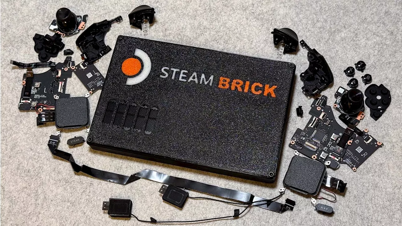 Steam Deck Transformed into a 'Steam Brick': Modder Creates Screenless Console