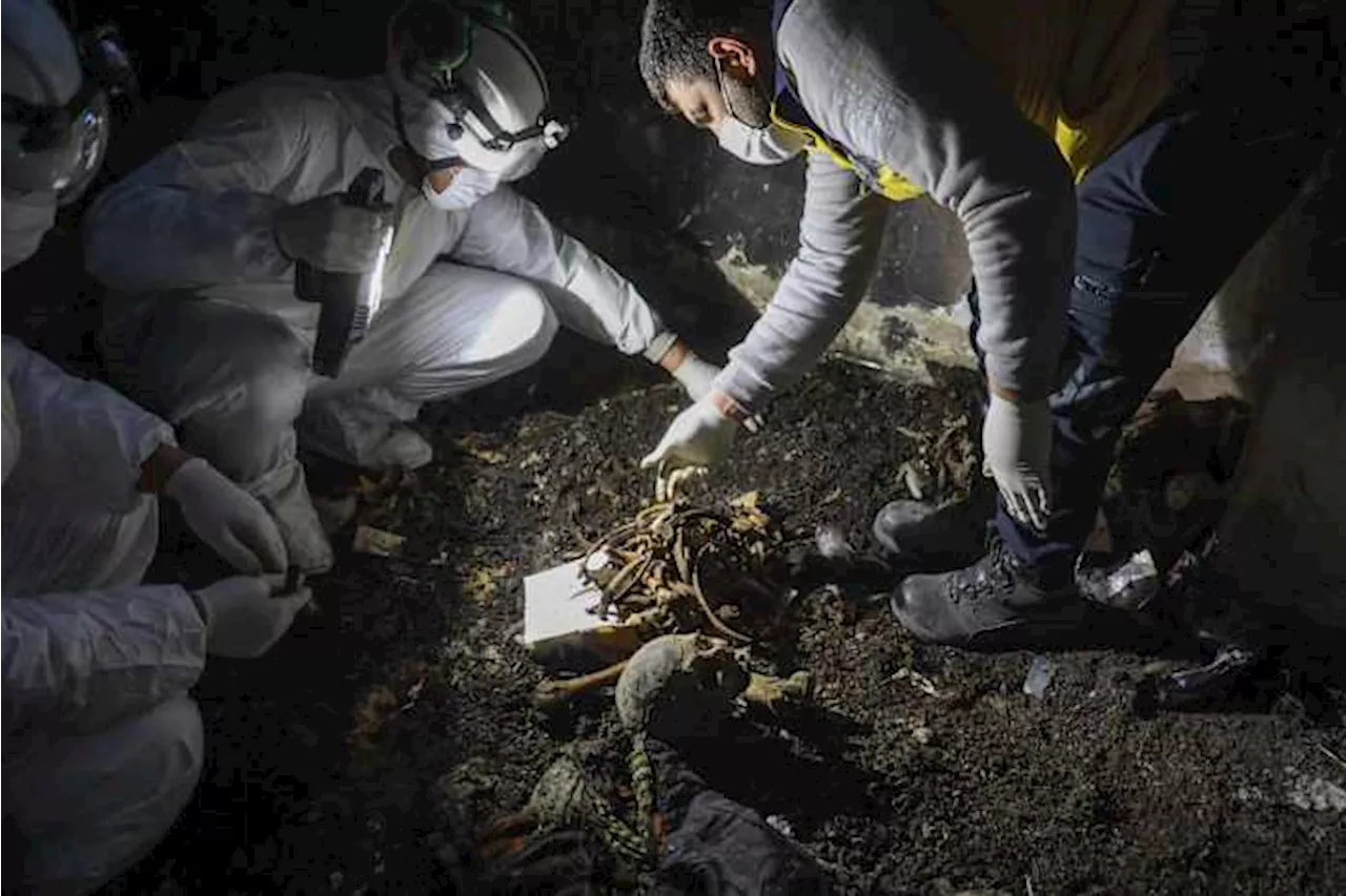 Syrian Civil Defense Uncovers Remains of at Least 26 Regime Victims in Damascus