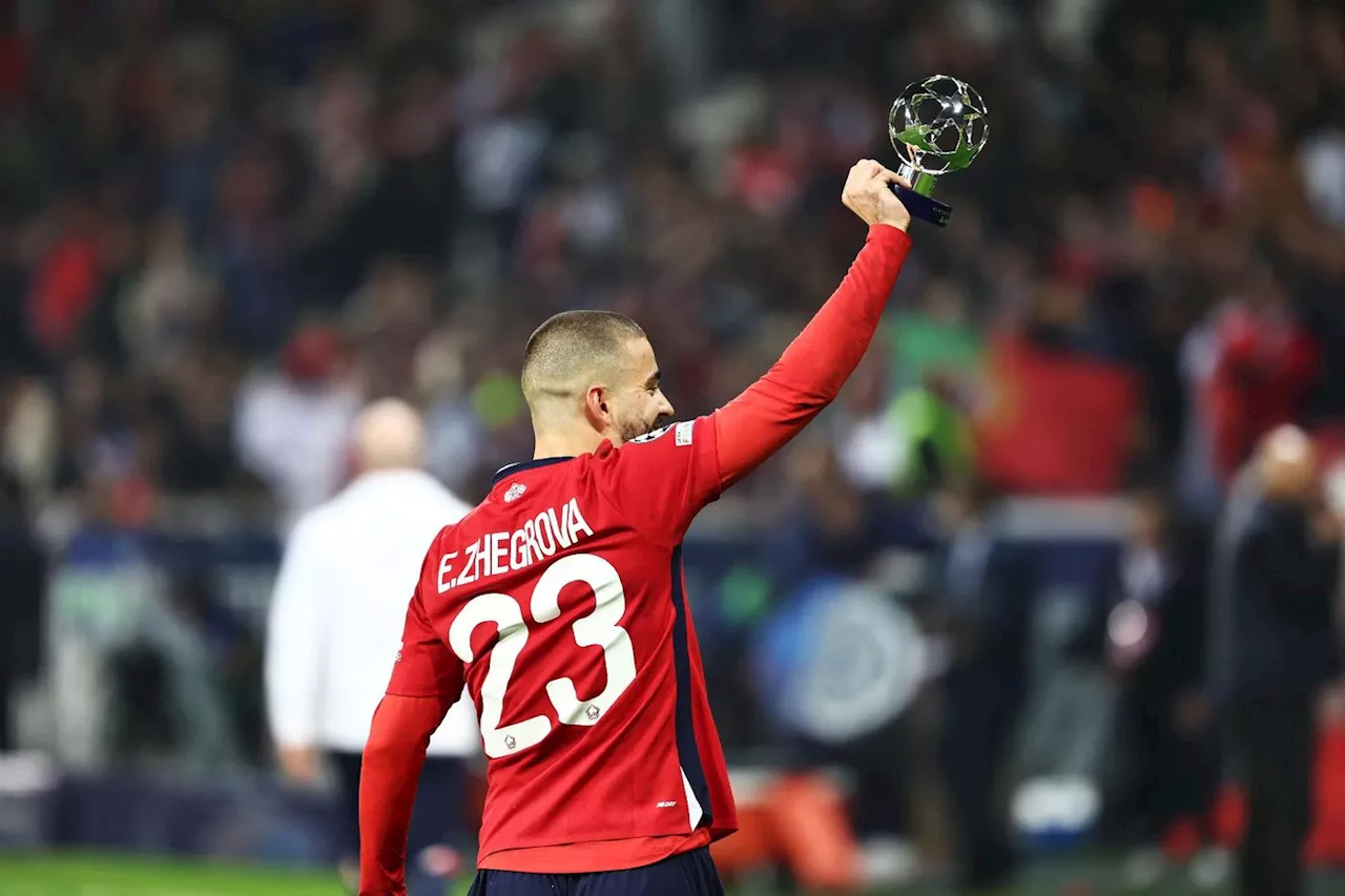 Edon Zhegrova, absence prolongée pour Lille, un coup dur pour la qualification en Ligue des champions