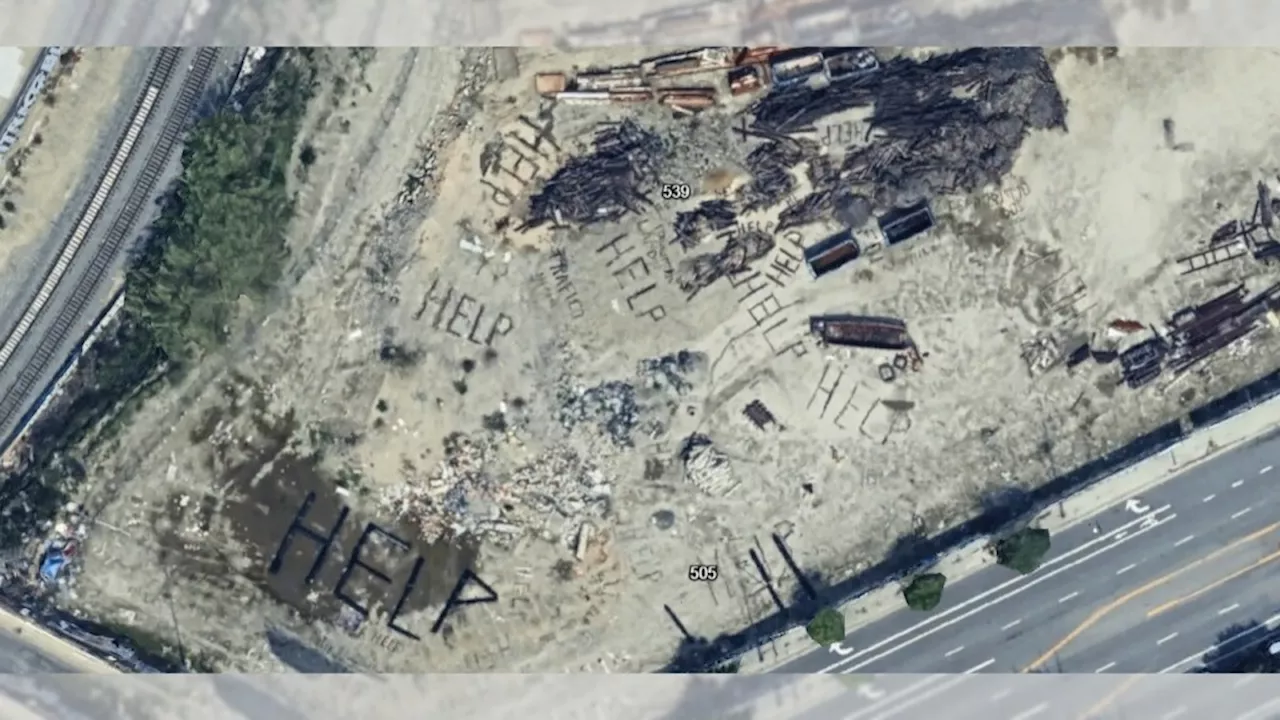 Google Earth Images Spark Concern Over Messages in LA Lot, But Police Say No Emergency