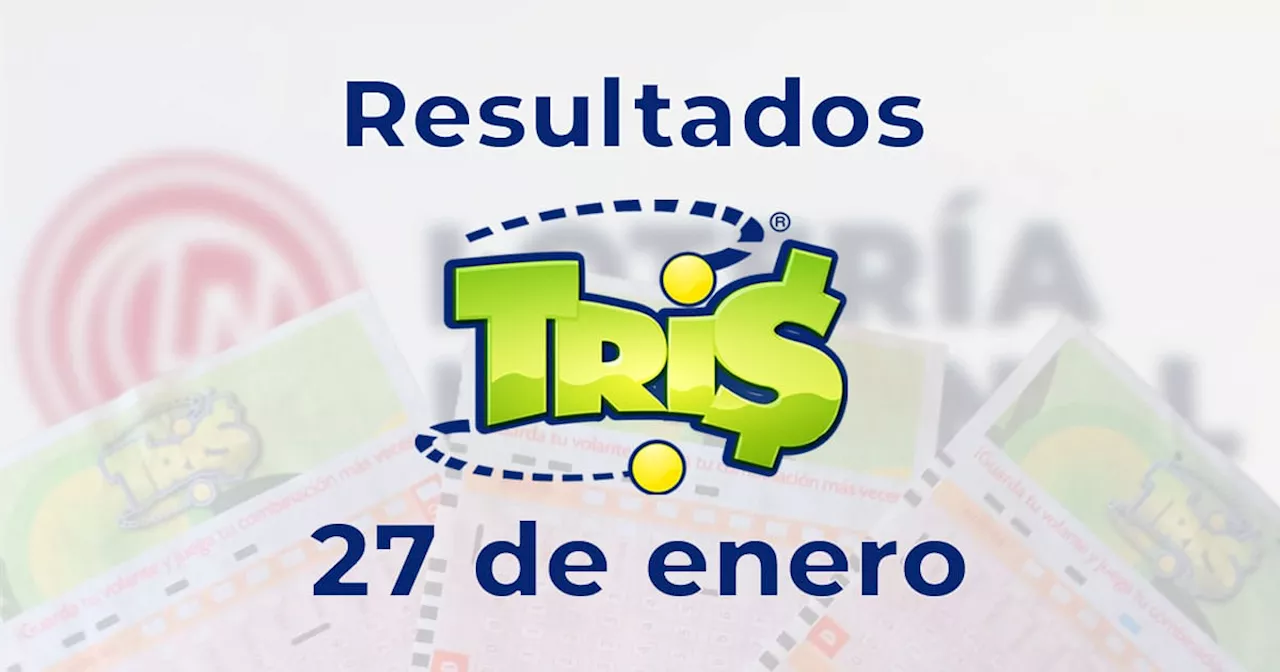 Resultados del Tris de hoy 27 de enero del 2025. Ve aquí los números ganadores