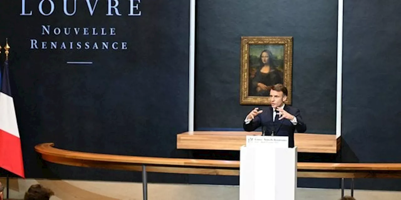 Macron présente un plan de rénovation ambitieux pour le Louvre