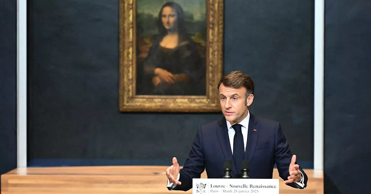 Emmanuel Macron annonce un Louvre «repensé, restauré, agrandi» avec une nouvelle entrée en 2031,