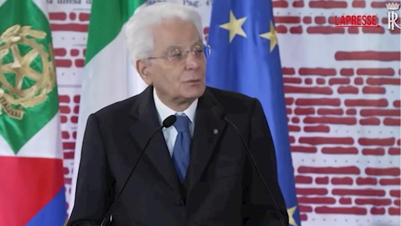 Mattarella all'inaugurazione del Giorno della Memoria: Auschwitz, un monito contro l'odio e la barbarie