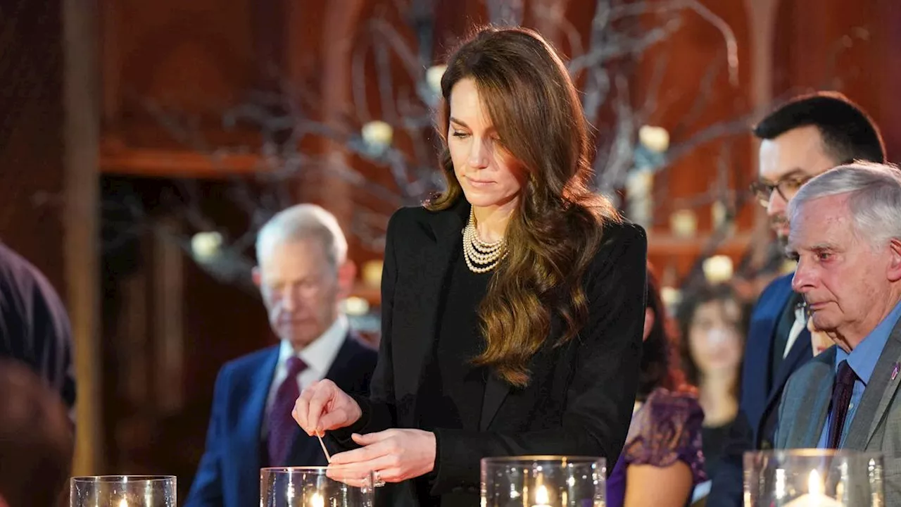 Kate Middleton Bikin Kejutan Hadiri Hari Peringatan Holocaust Bersama William, Perhiasan Mutiara Jadi Sorotan