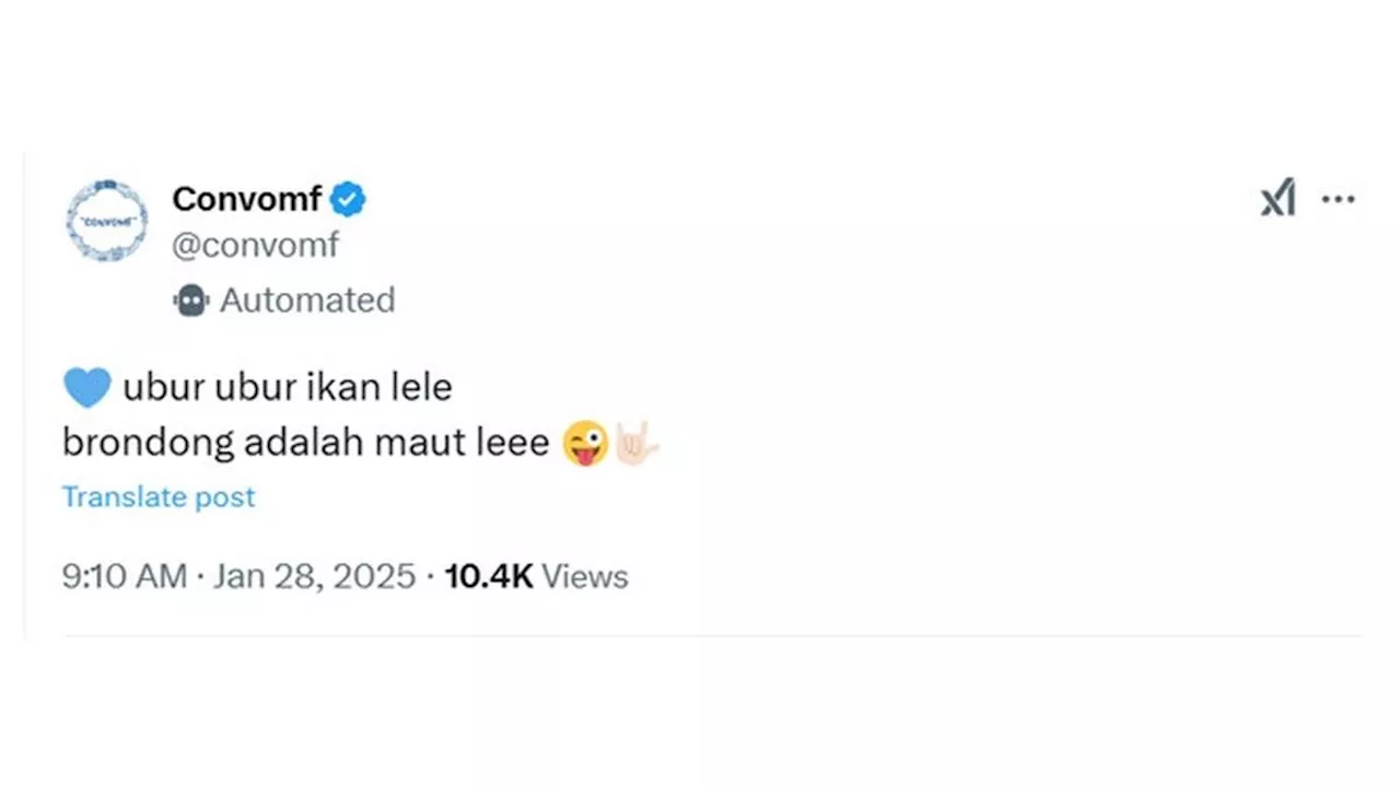 Pantun 'Ubur-Ubur Ikan Lele' Ramai Digunakan di Media Sosial