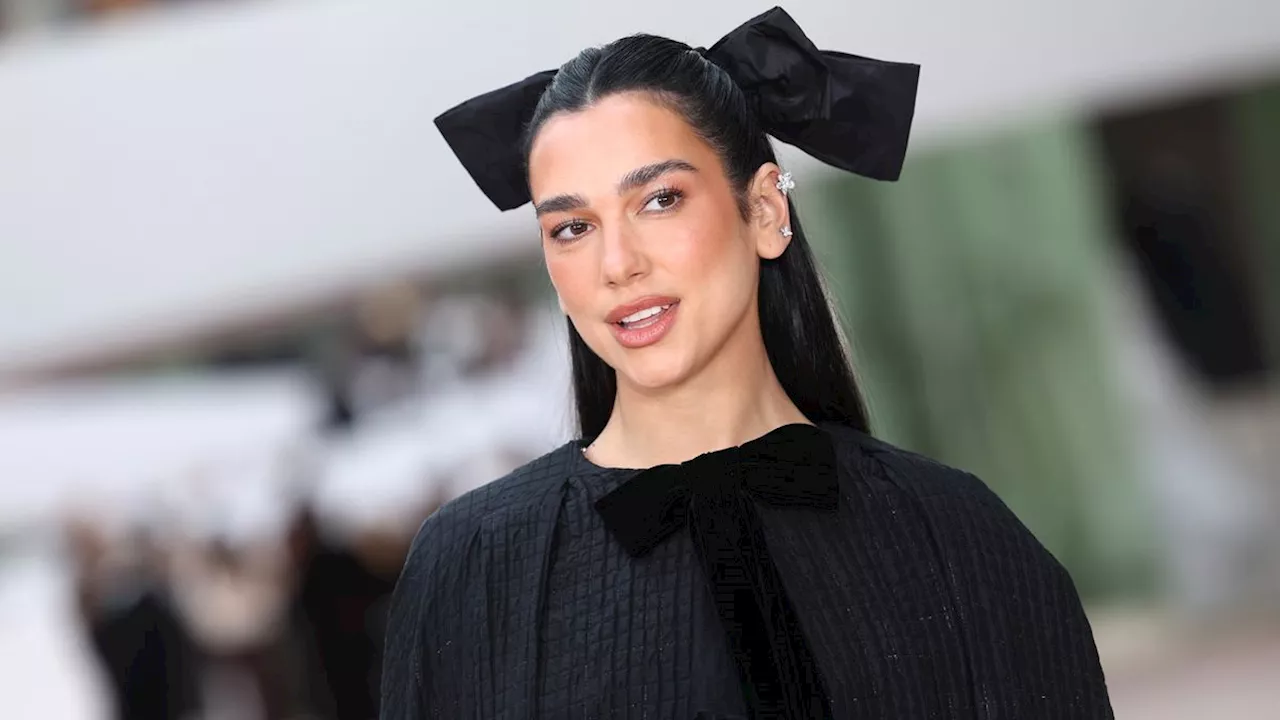 Dua Lipa Obstructs Views at Chanel Haute Couture Show