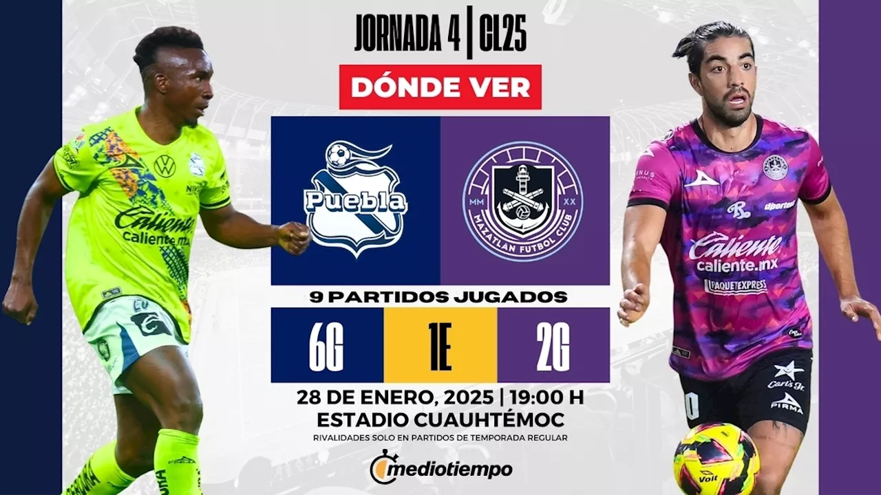 Puebla vs Mazatlán: Primer duelo doble del Clausura 2025