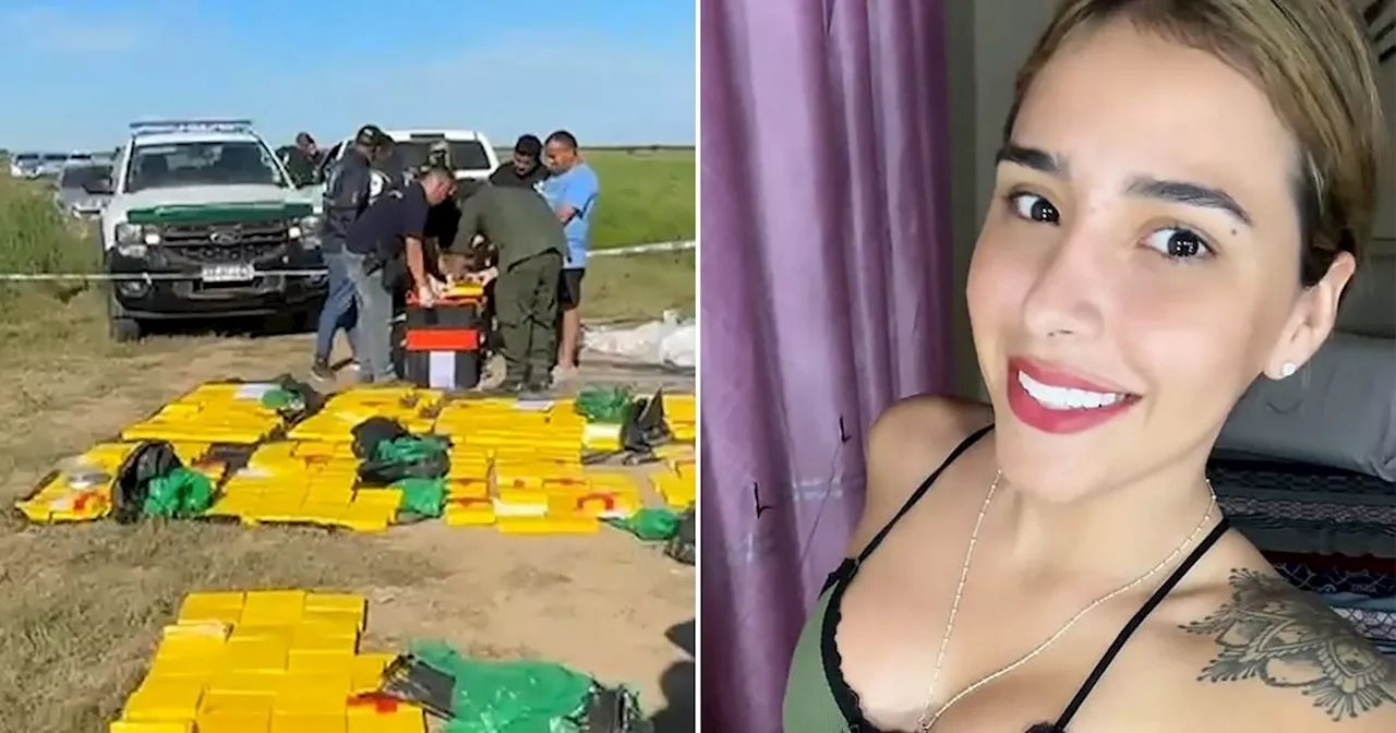 Beauty queen arrested with £12,000,000 of cocaine after her airplane ran out of fuel