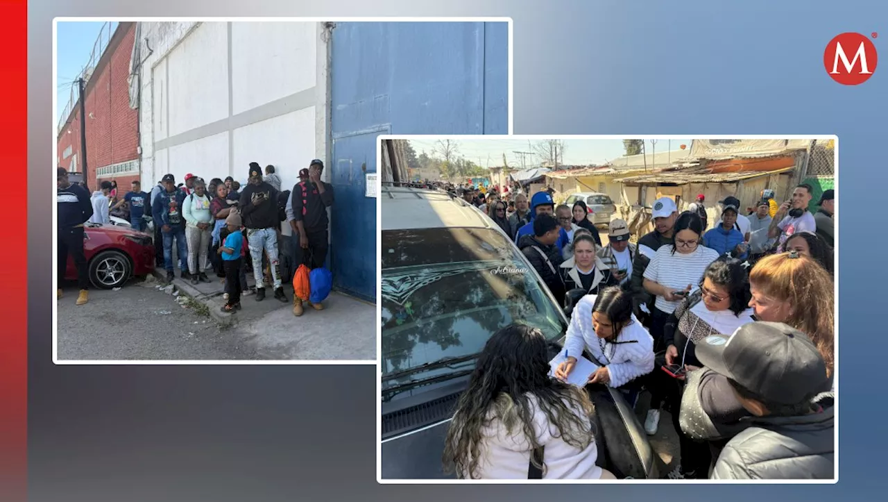 Acusan a 'coyotes' venezolanos de vender fichas de acceso a Comar en Naucalpan