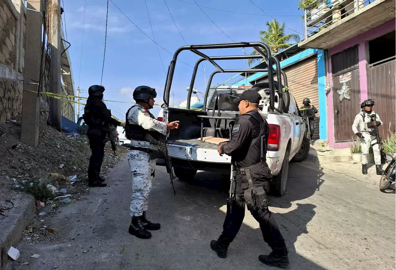 Violencia deja dos embolsados y un herido en Acapulco