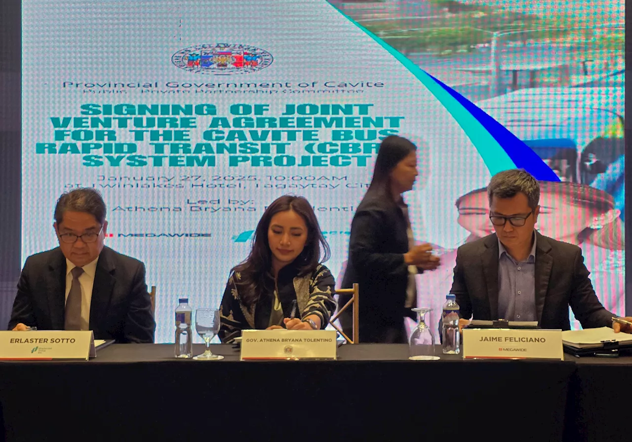 Cavite signs joint venture for bus rapid transit project