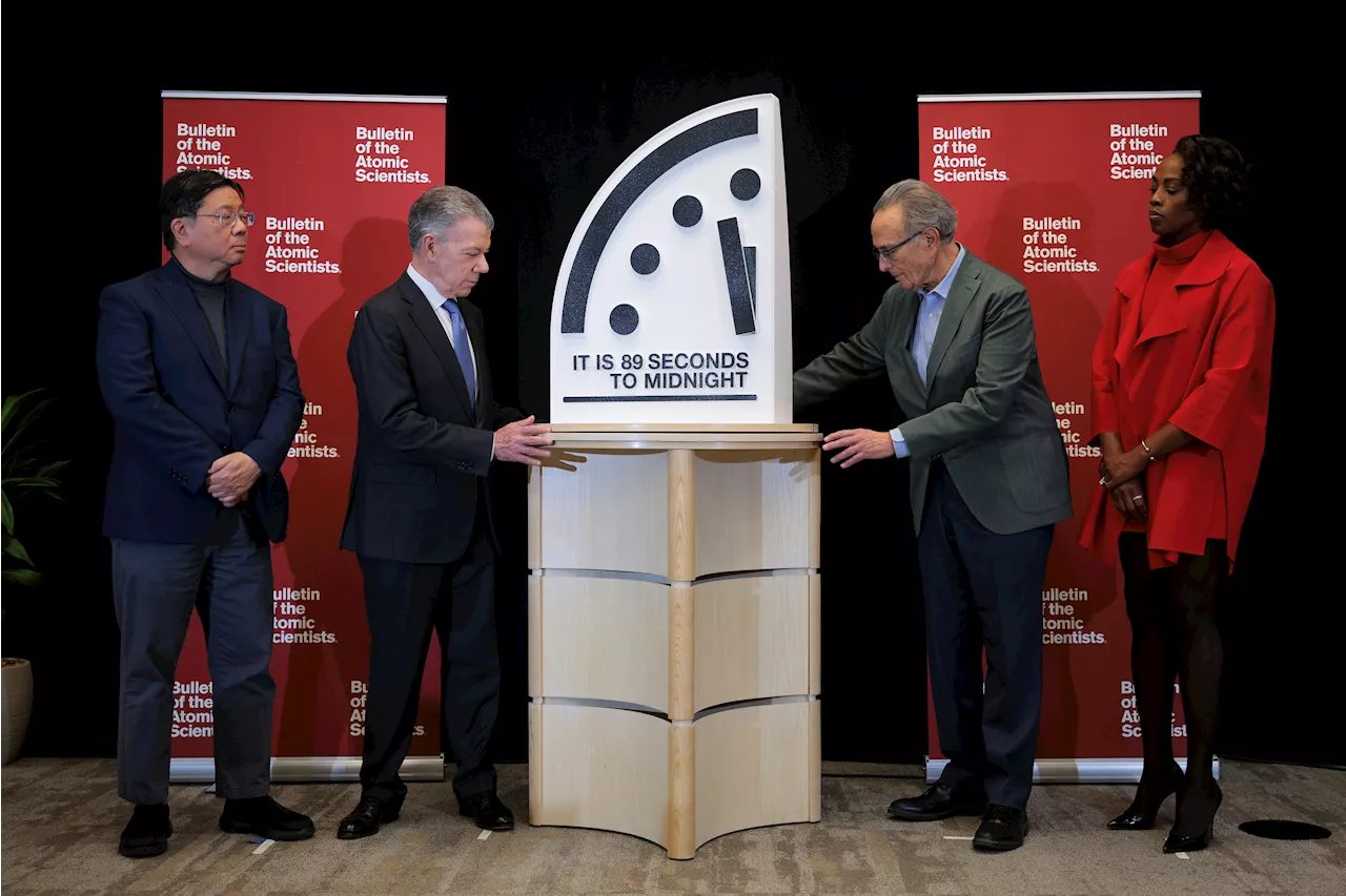 ‘Doomsday Clock' moves closer to midnight amid wide-ranging threats