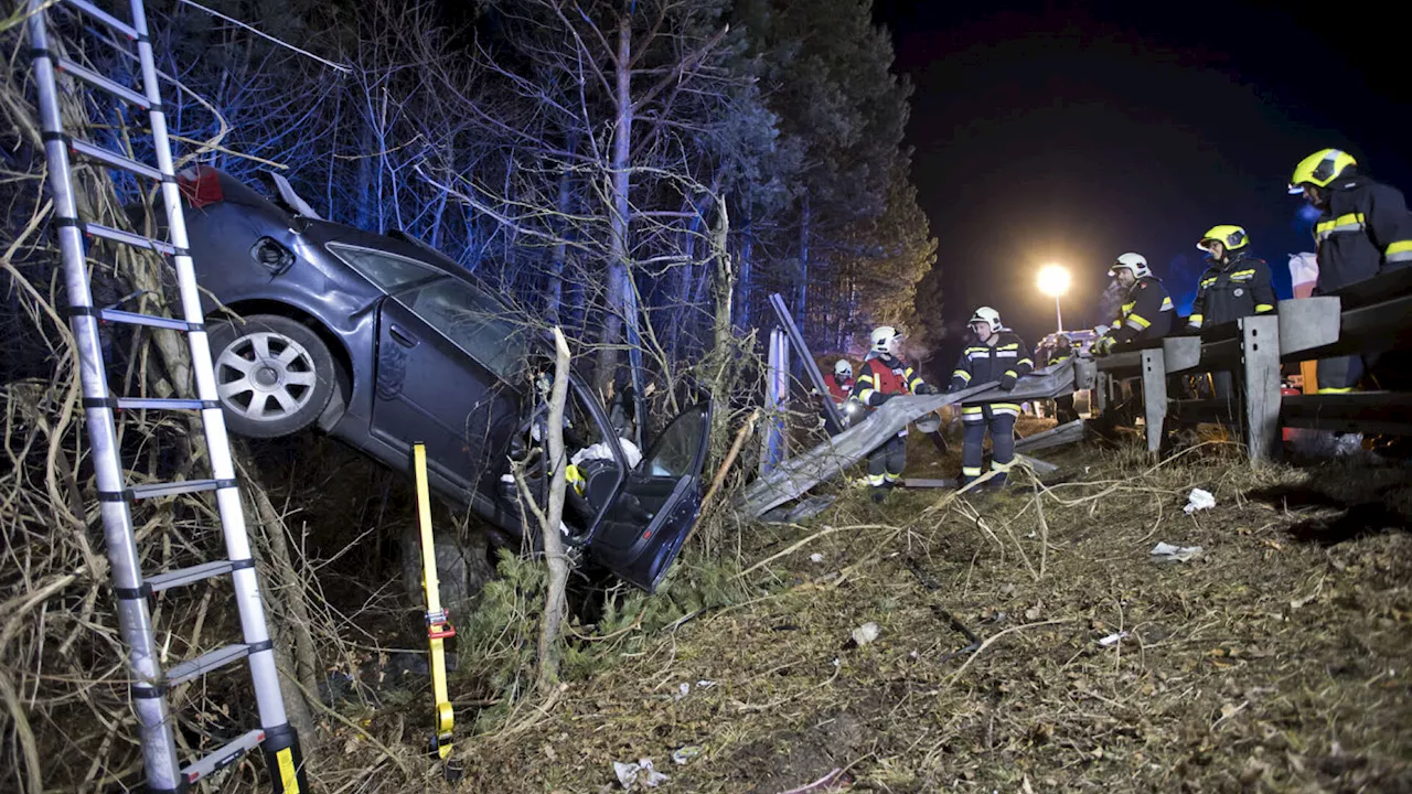 Audi kracht auf A21 in Bäume - Schwerverletzter wird mit Hubschrauber geflogen