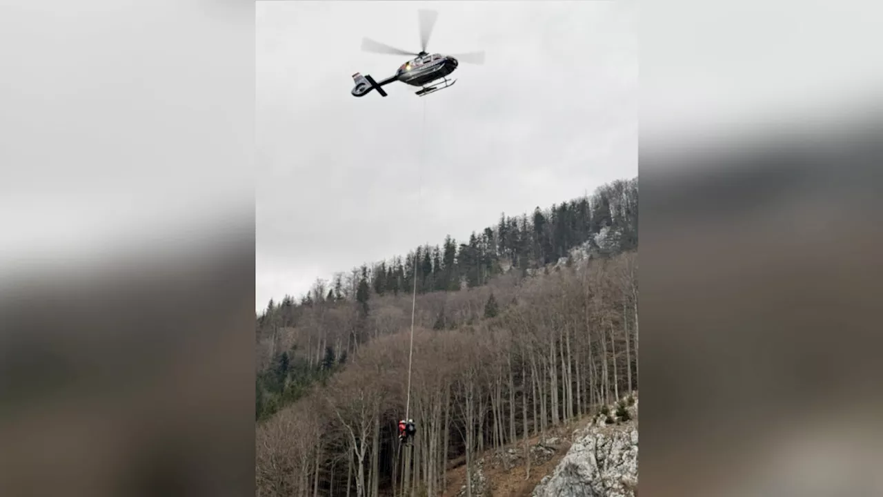 Ungarn gerieten auf Rax-Klettersteig in Bergnot