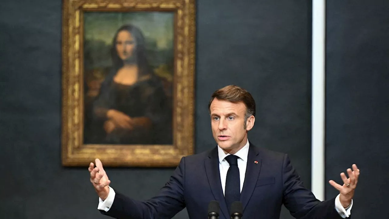 Macron kondigt grote verbouwingen in Louvre aan, Mona Lisa krijgt eigen zaal