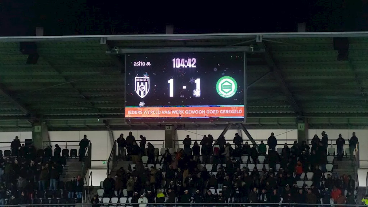 Warming-up duurt vanavond langer dan restant Heracles-Groningen: 'Vol gas geven'