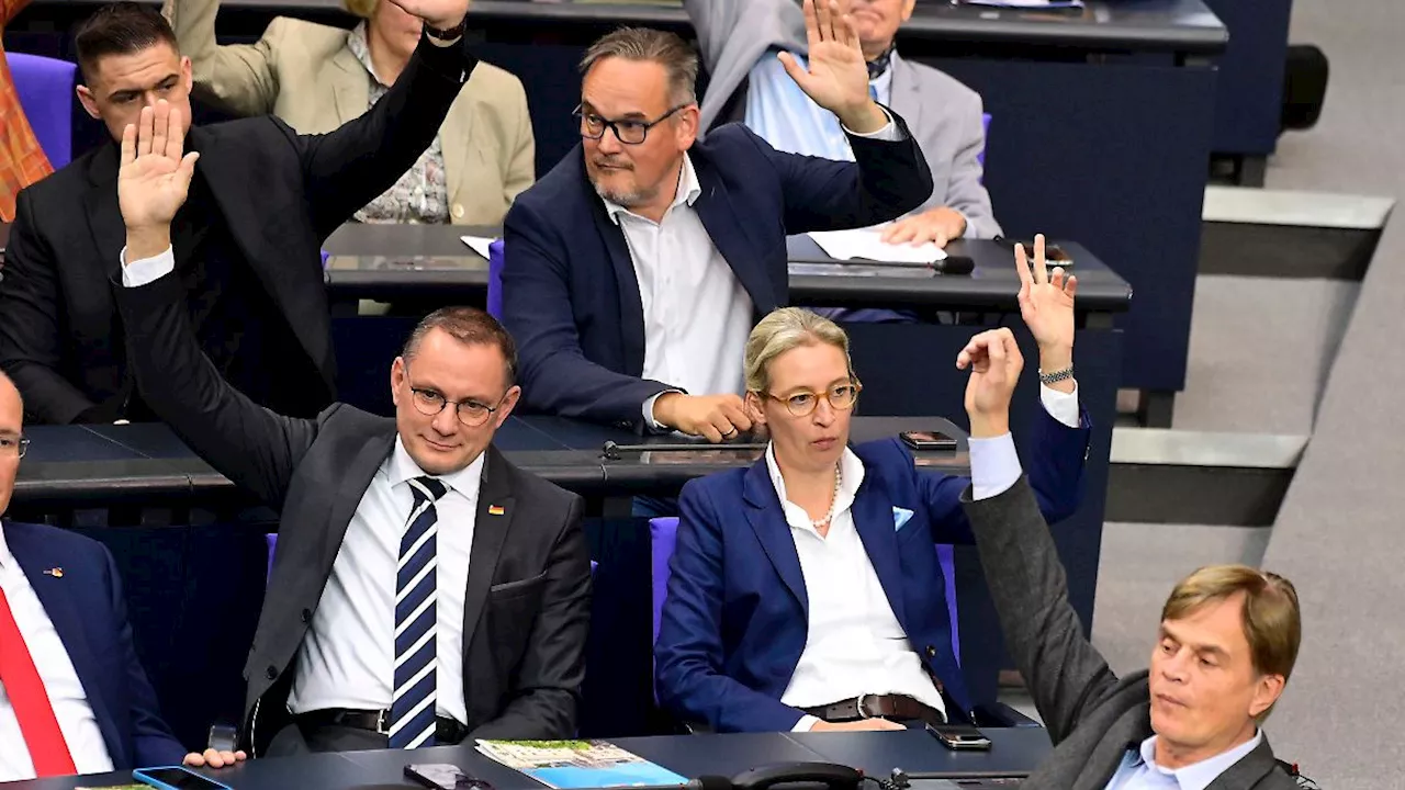 AfD will Zustrombegrenzungsgesetz der CDU zustimmen