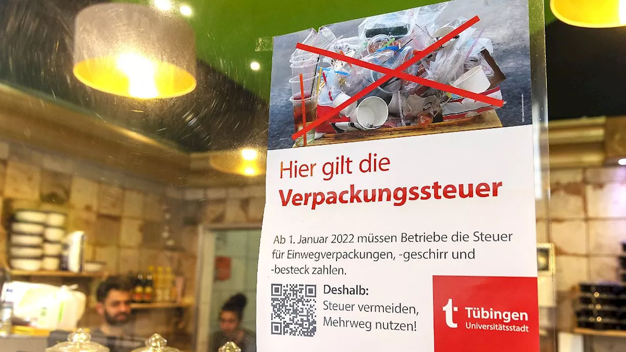 Nach Urteil im Tübinger Fall: Dutzende Städte liebäugeln mit der Verpackungssteuer