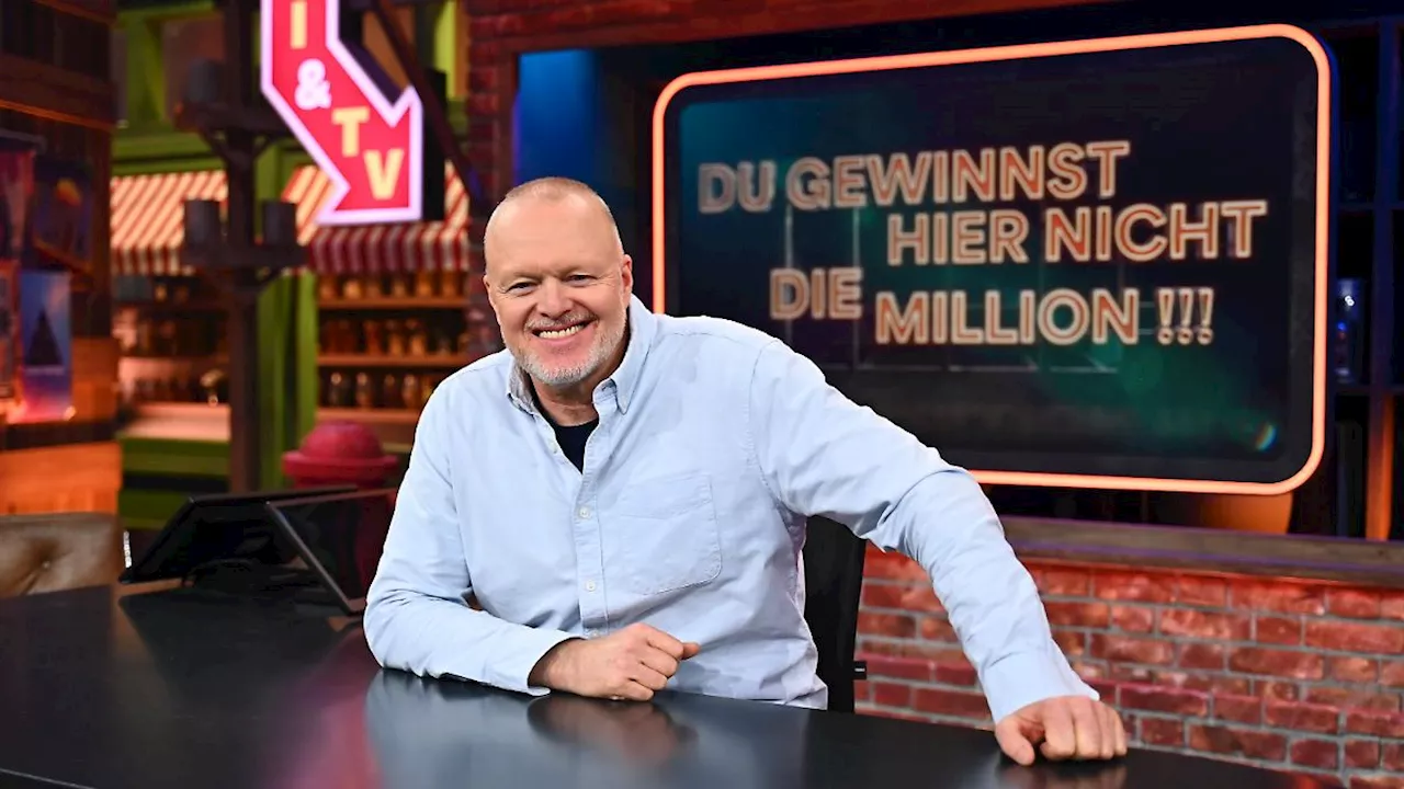 Stefan Raab ist mit seiner Show 'Du gewinnst hier nicht die Million bei Stefan Raab' künftig neben RTL+ auch bei RTL zu sehen