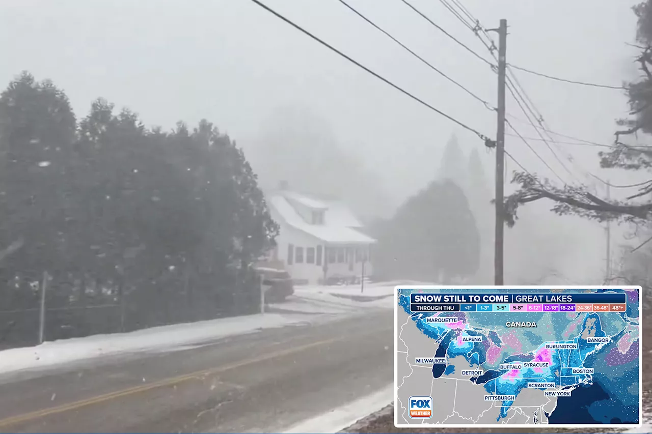 Dangerous Snow Squalls Cripple Northeast, Prompting School Delays and Whiteout Conditions