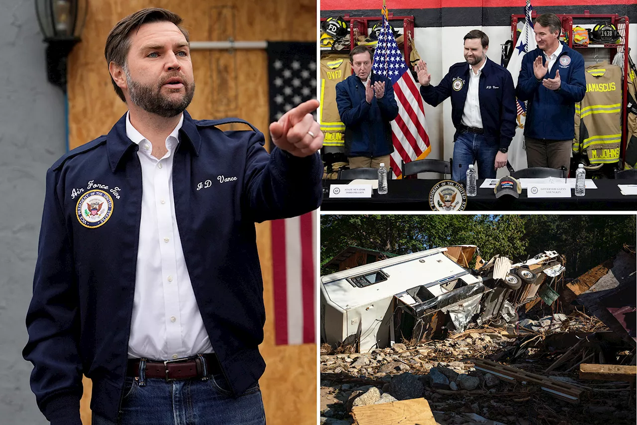 JD Vance blasts 'broken' FEMA for 'holding up' billions in hurricane relief: 'Not doing the American people's will'