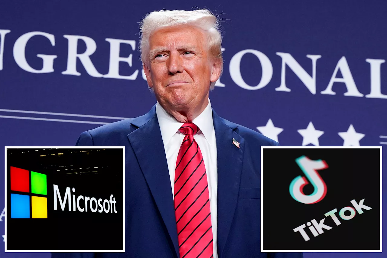 Trump suggests Microsoft is in talks to buy TikTok, hopes for a ‘bidding war’