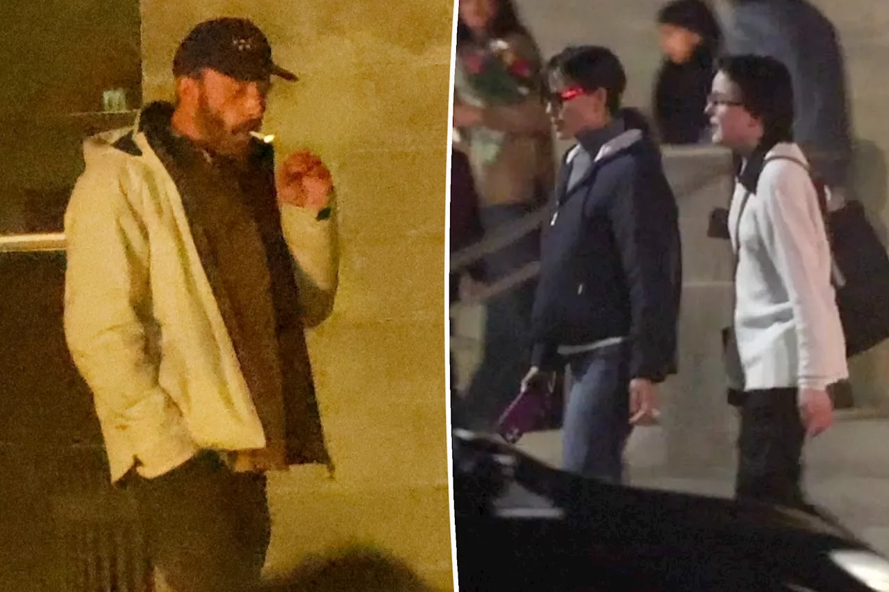 Ben Affleck Seen Smoking Outside Daughter's School Play