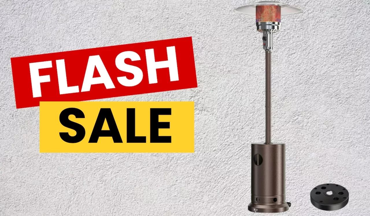 Flash deal: This patio heater usually sells for $259.99, now just $68 for a limited time