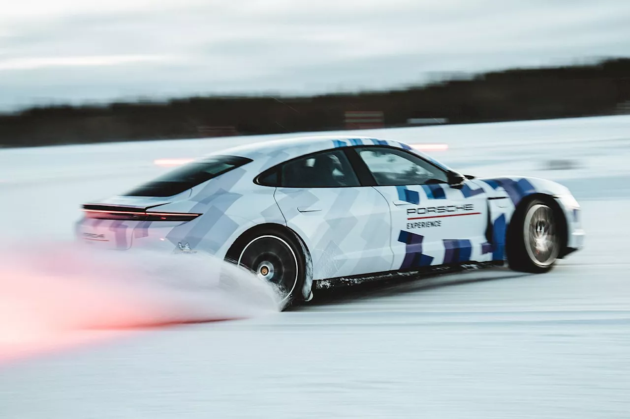 Porsche Taycan GTS sets new ice drift record