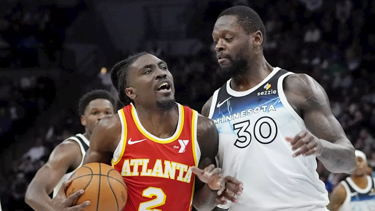 Hawks Fall to Timberwolves Despite Hunter's Career-High Performance