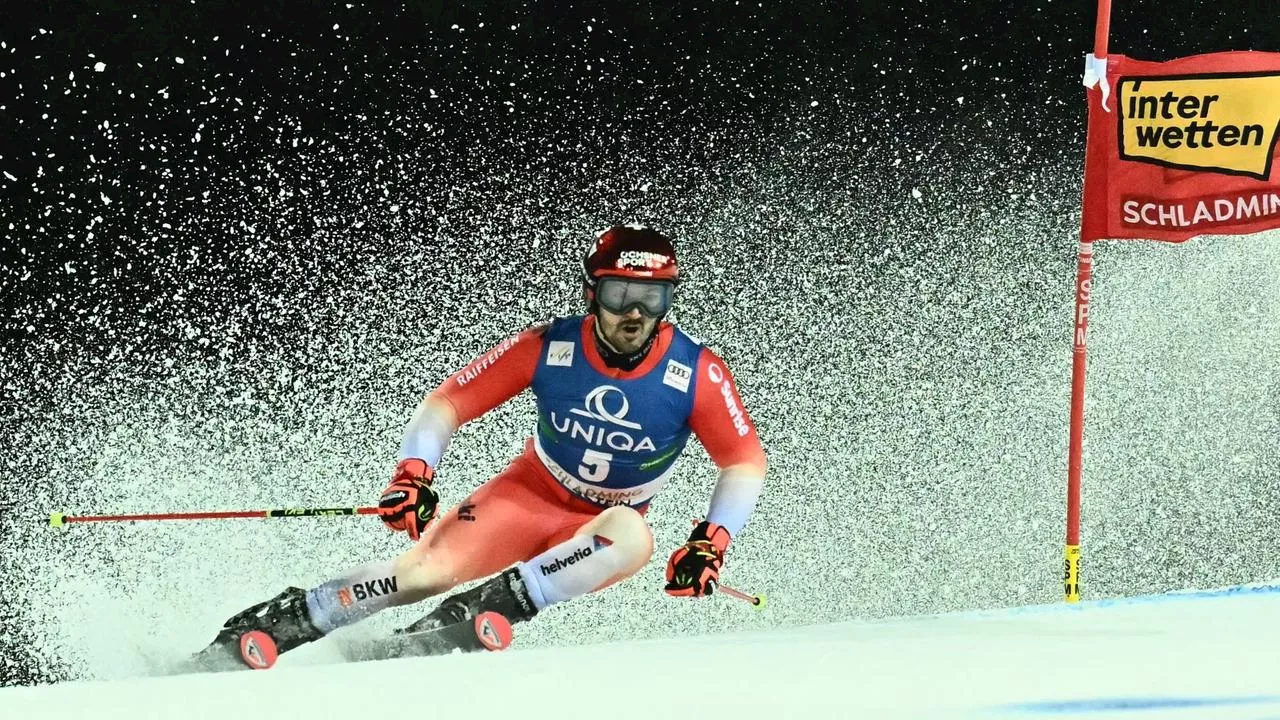 Riesenslalom in Schladming - Meillard schockt Odermatt