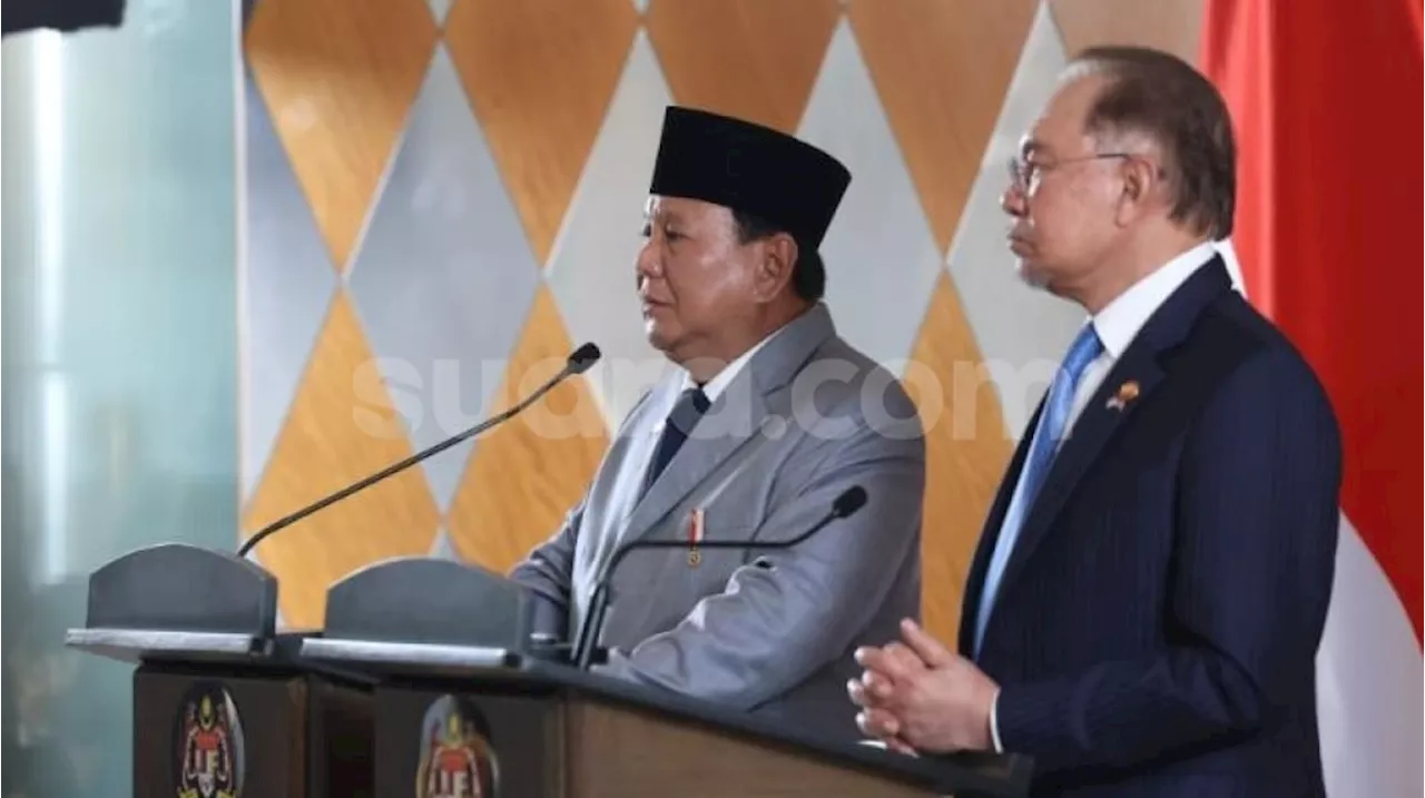 Prabowo dan Anwar Sepakat Selesaikan Masalah Bilateral