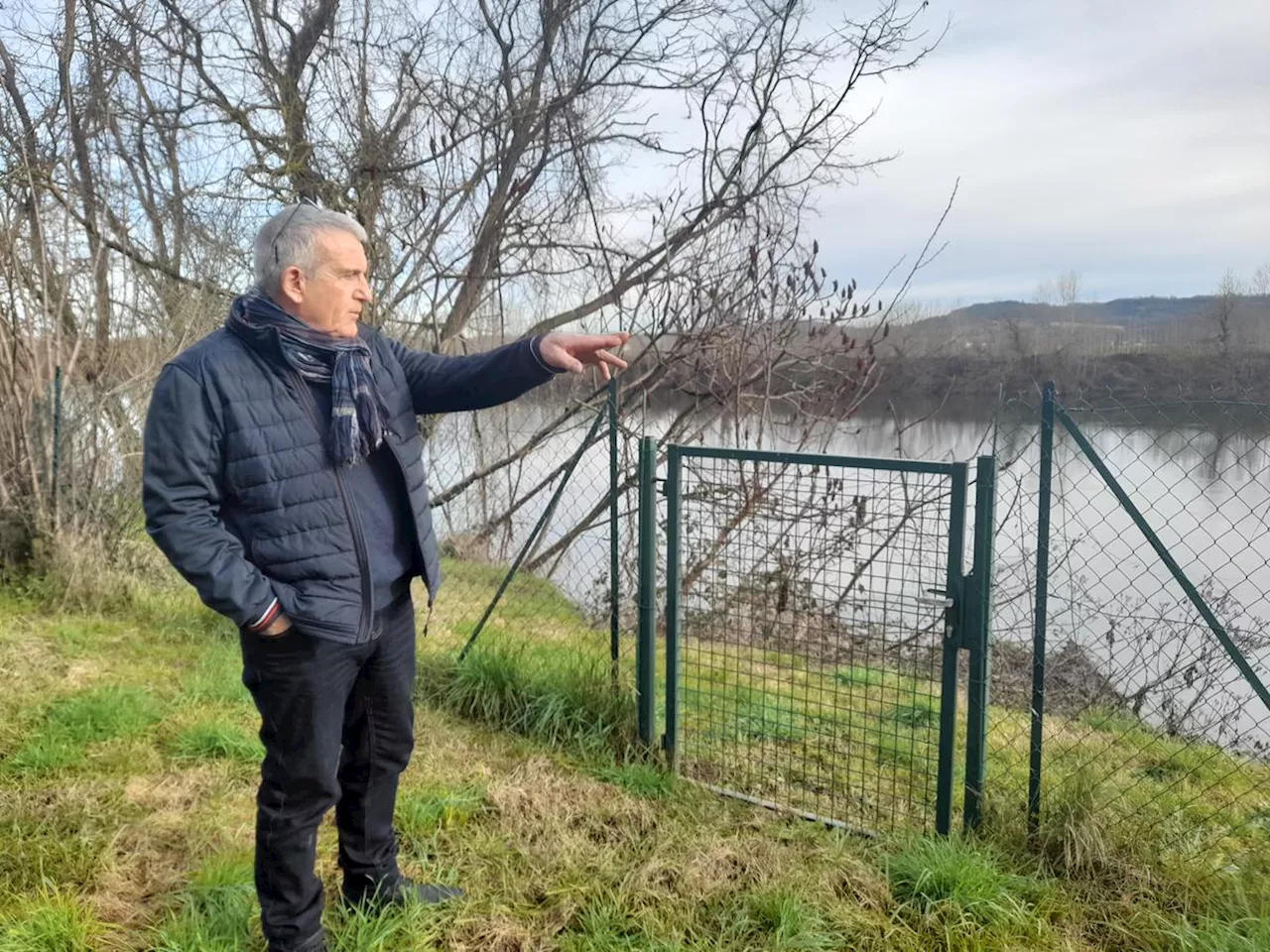 Monheurt sur le fil : la Garonne menace la mairie et les habitants