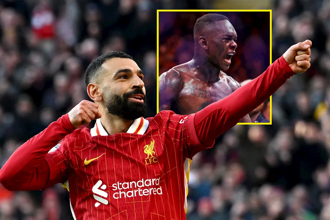 Salah's Archer Celebration Inspired by Adesanya