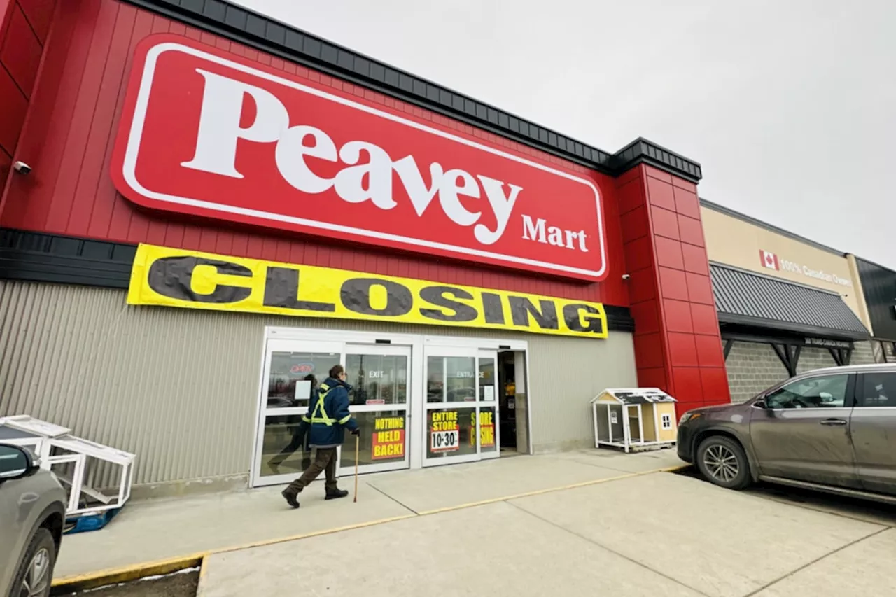 Peavey Mart Closing All 90 Stores Across Canada