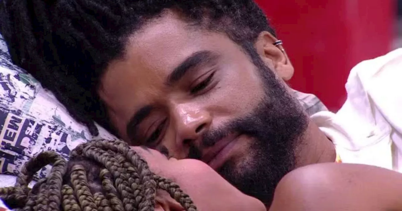 BBB25: Aline e Diogo trocam carícias; ‘Sei que está pensando em um bocado de coisas’