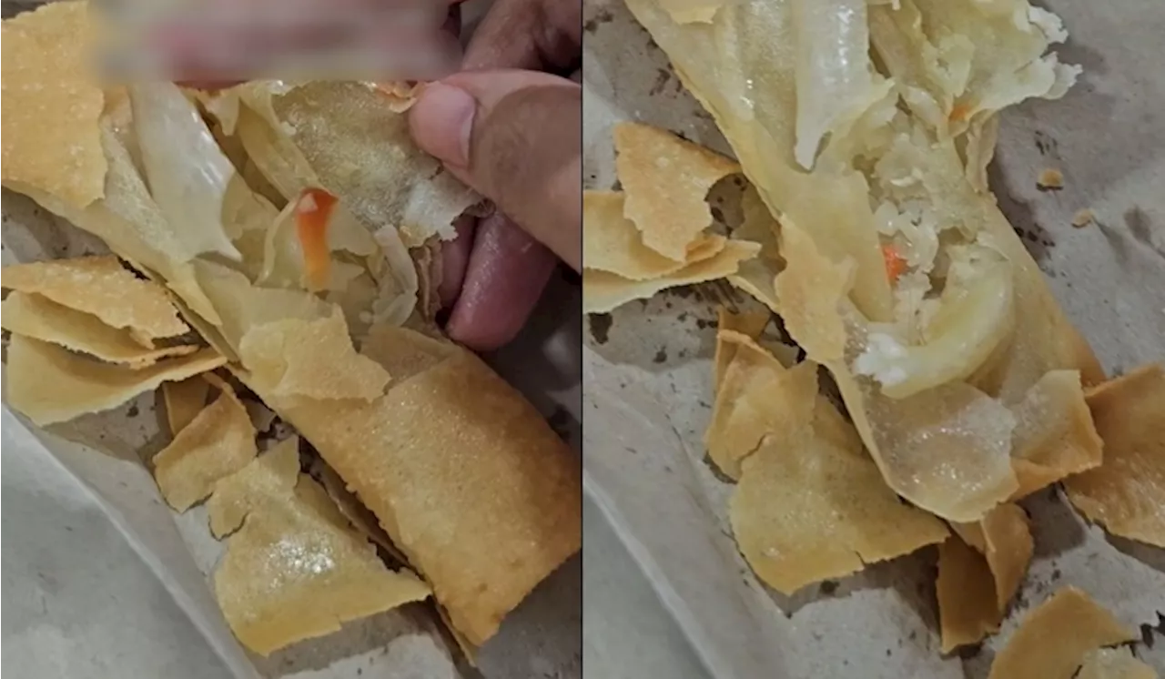 [Video] Wanita Kecewa Beli Popia Harga RM6 Untuk 3 Biji Tapi Hanya Dapat Inti ‘Angin’